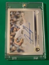 2022 Topps Chrome Rookie Autographs Aaron Ashby #RA-AA card