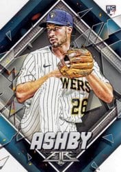 2022 Topps Fire Base Set Aaron Ashby #82 card