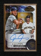 2022 Topps Gold Label Framed Autographs Aaron Ashby #FA-AA card