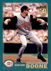 2001 Topps Base Set Aaron Boone #79 card