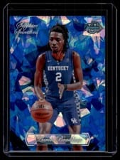 2023-24 Bowman University Chrome Sapphire Sapphire Selections Aaron Bradshaw #SAS-2 card
