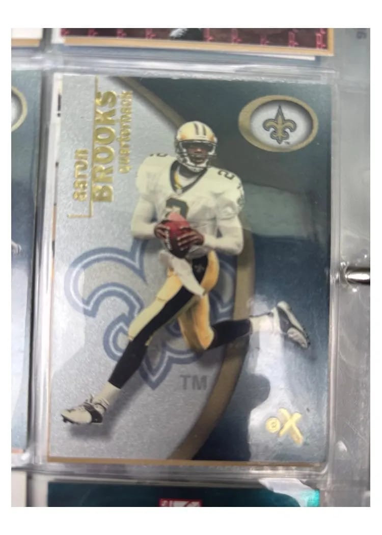 2001 Fleer E X Aaron Brooks #22 card