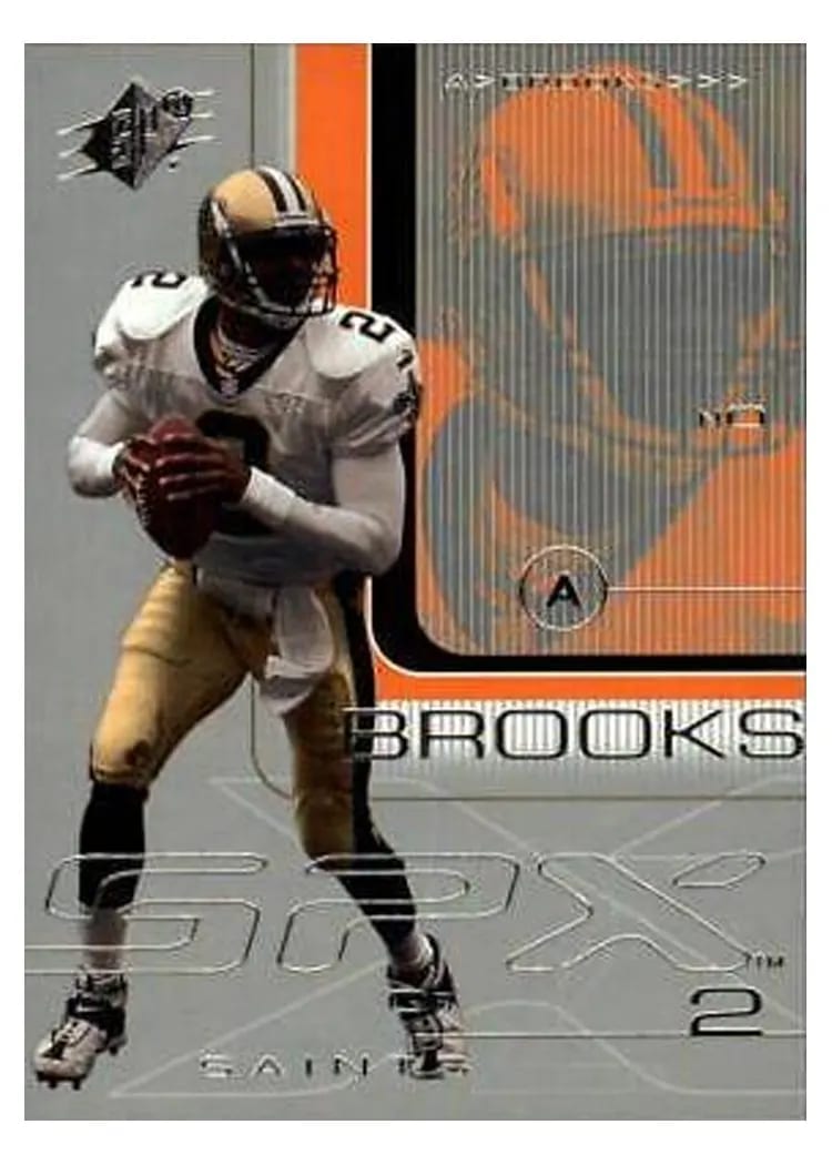 2001 Spx Aaron Brooks #56 card