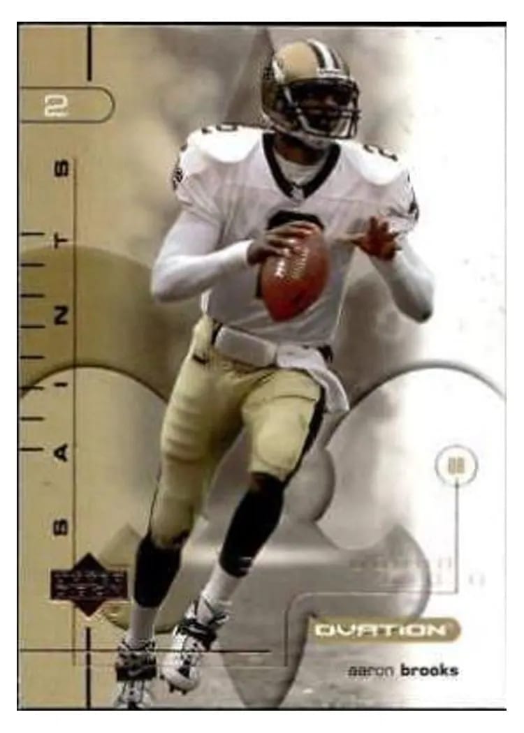 2001 Upper Deck Ovation Aaron Brooks #58 card