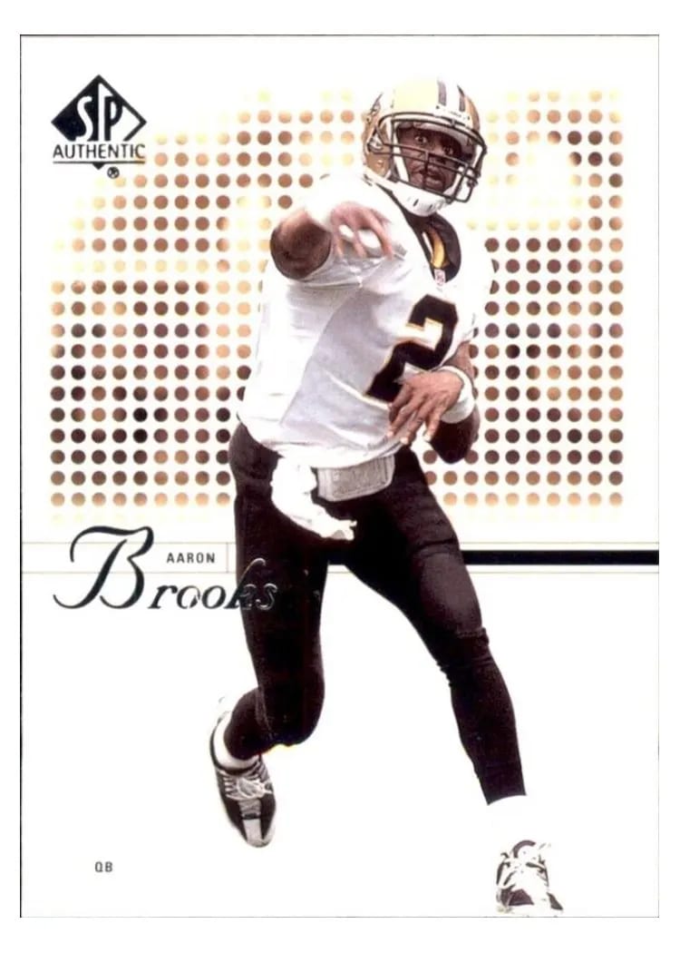 2002 SP Authentic Aaron Brooks #53 card