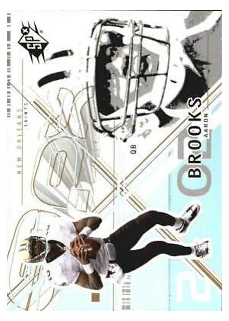 2002 Spx Aaron Brooks #74 card