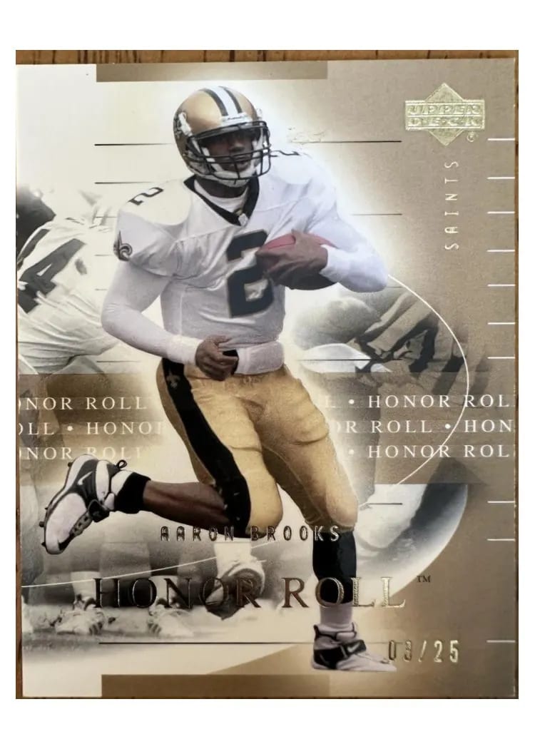 2002 Upper Deck Honor Roll Aaron Brooks Gold #35