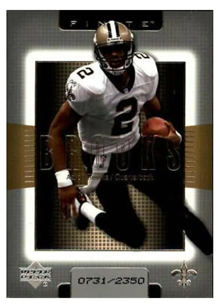 2003 Upper Deck Finite Aaron Brooks #2 card