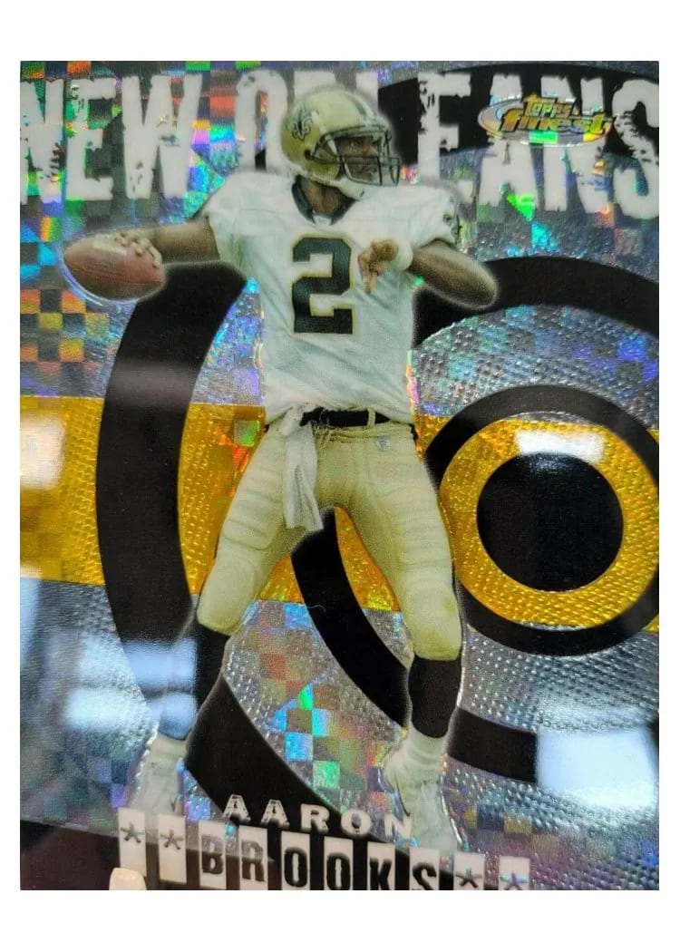 2004 Topps Finest Aaron Brooks #9 card