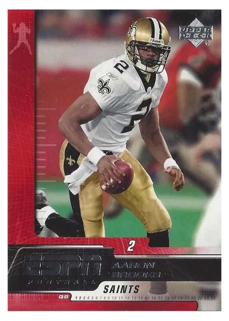 2005 Upper Deck ESPN Aaron Brooks #61 card