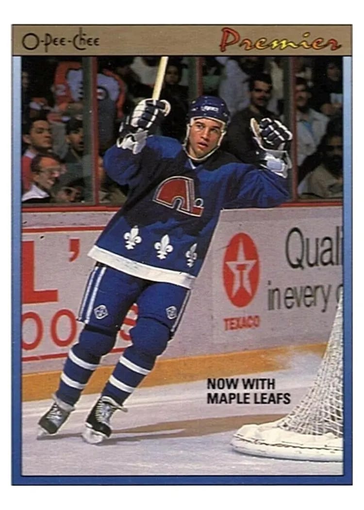 1990 O-Pee-Chee Premier Aaron Broten #10 card
