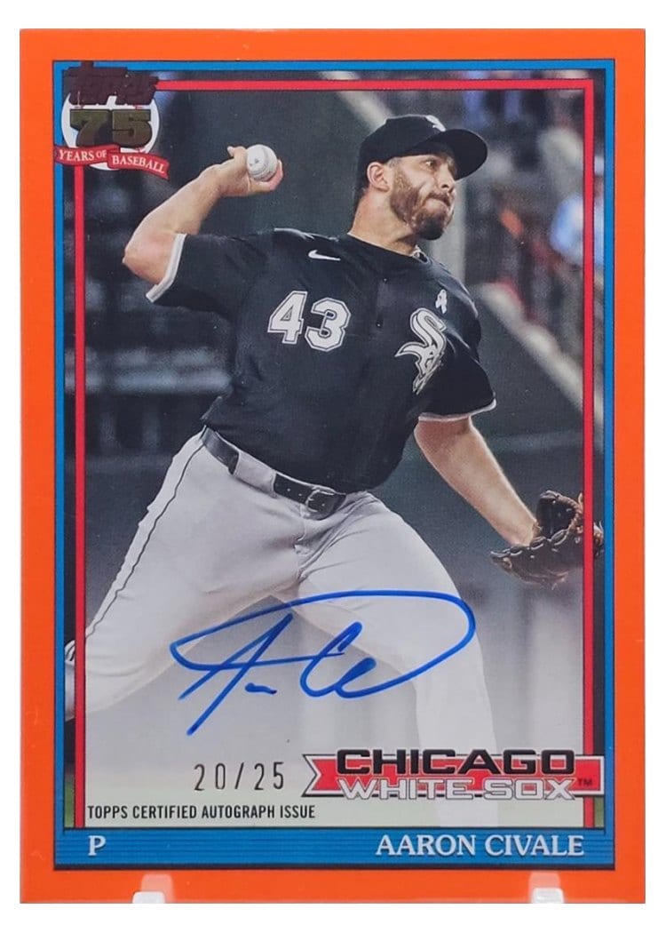 2026 Topps 1991 Topps Autographs Aaron Civale #91A-CIV card