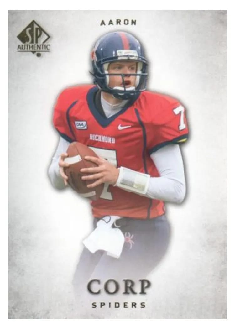 2012 SP Authentic Aaron Corp #2 card