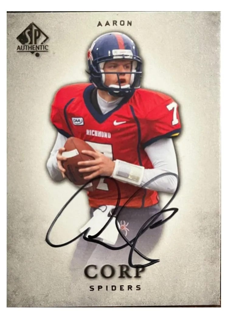 2012 SP Authentic Aaron Corp #2 card