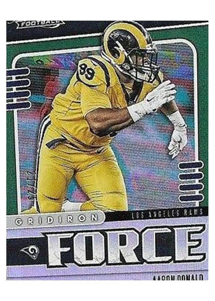 2019 Panini Absolute Gridiron Force Aaron Donald #19 card