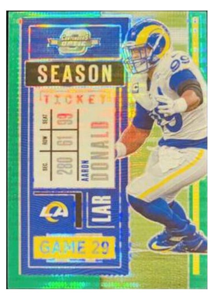 2020 Panini Contenders Optic Base Set Aaron Donald #34 card