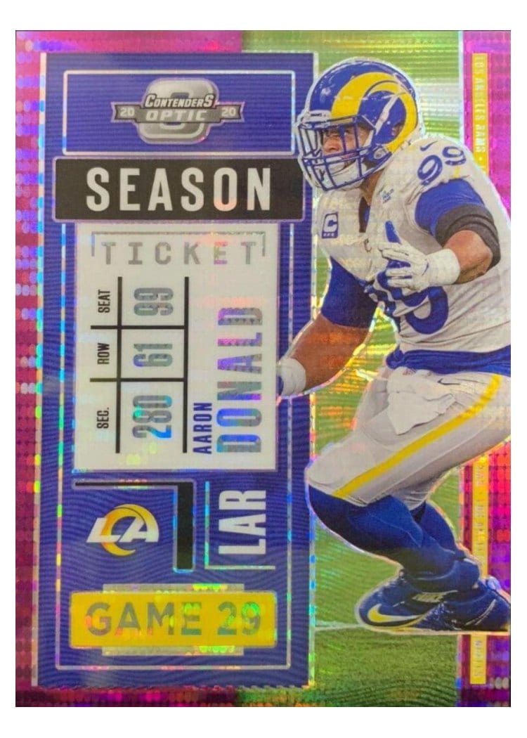2020 Panini Contenders Optic Base Set Aaron Donald #34 card