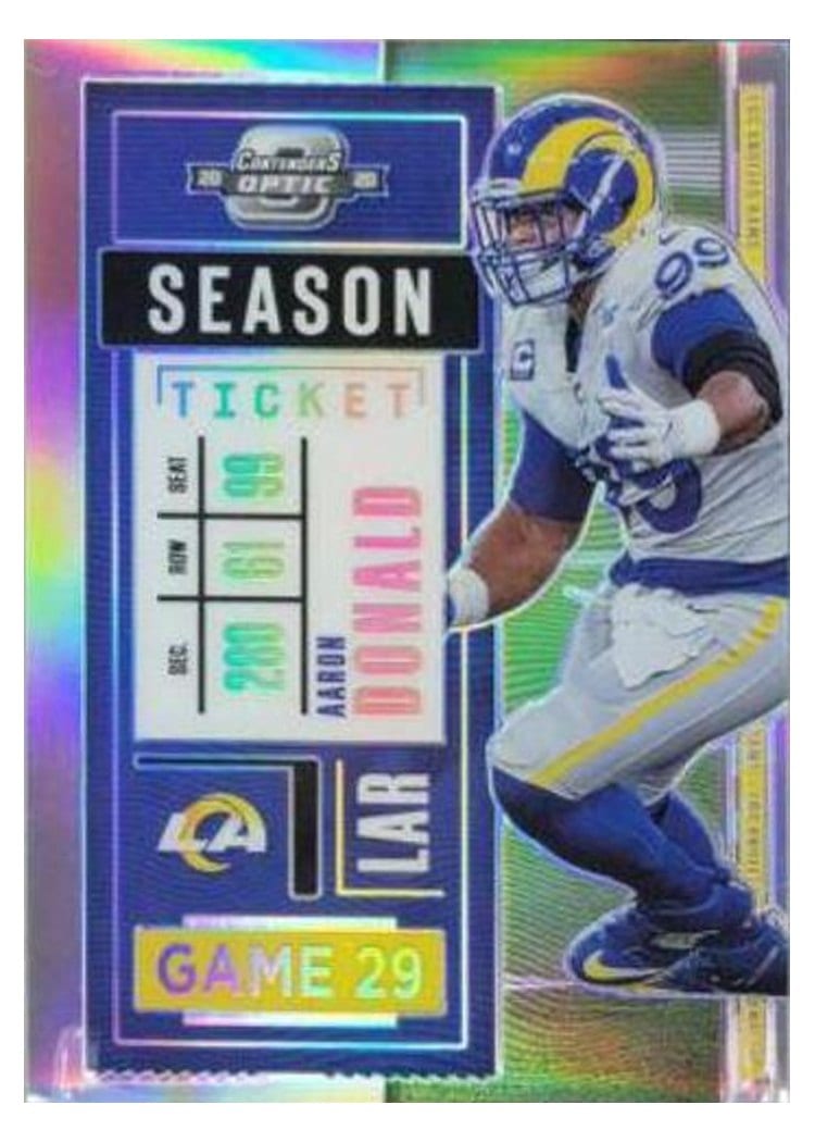 2020 Panini Contenders Optic Base Set Aaron Donald #34 card
