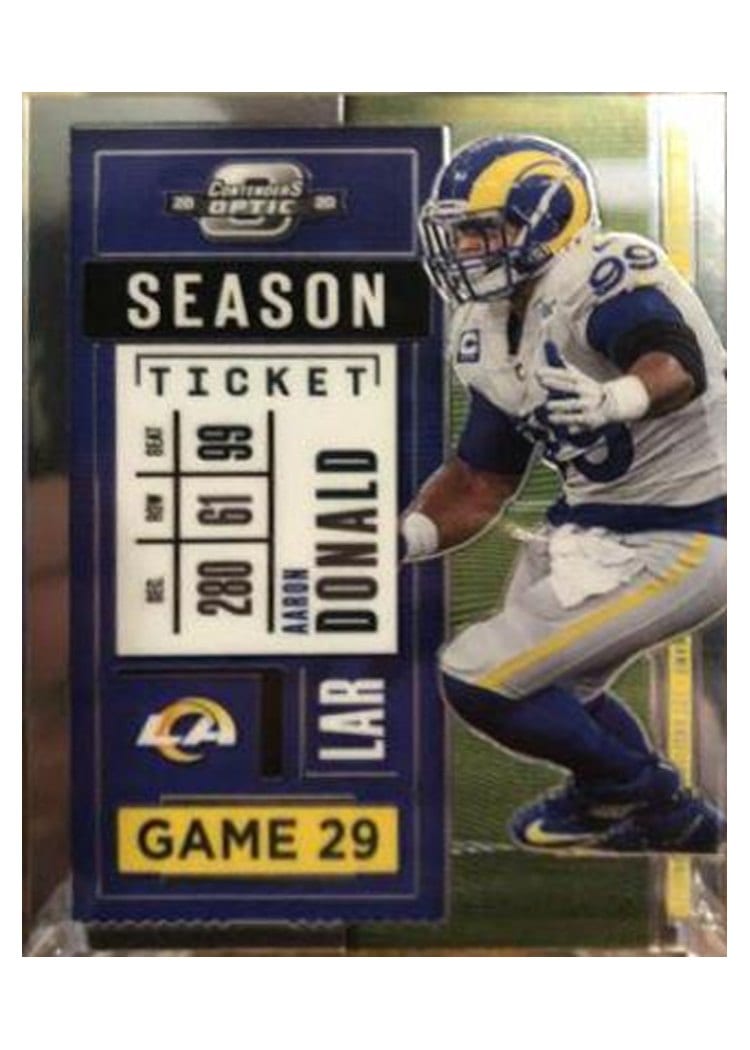 2020 Panini Contenders Optic Base Set Aaron Donald #34 card