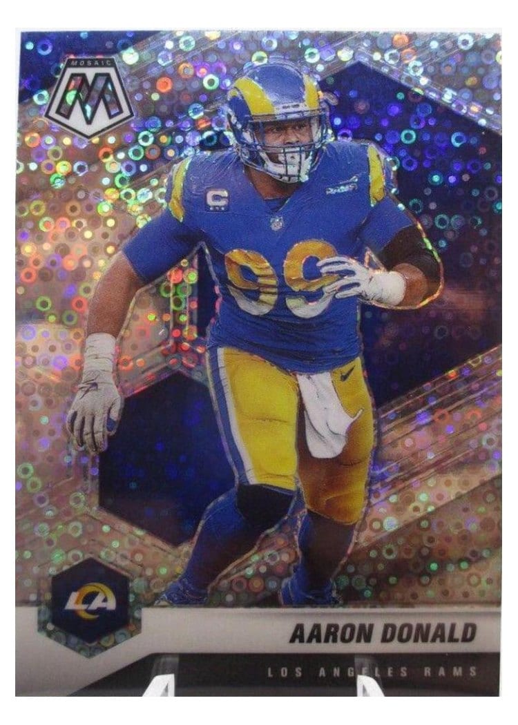 2021 Panini Mosaic Base Set Aaron Donald #120 card
