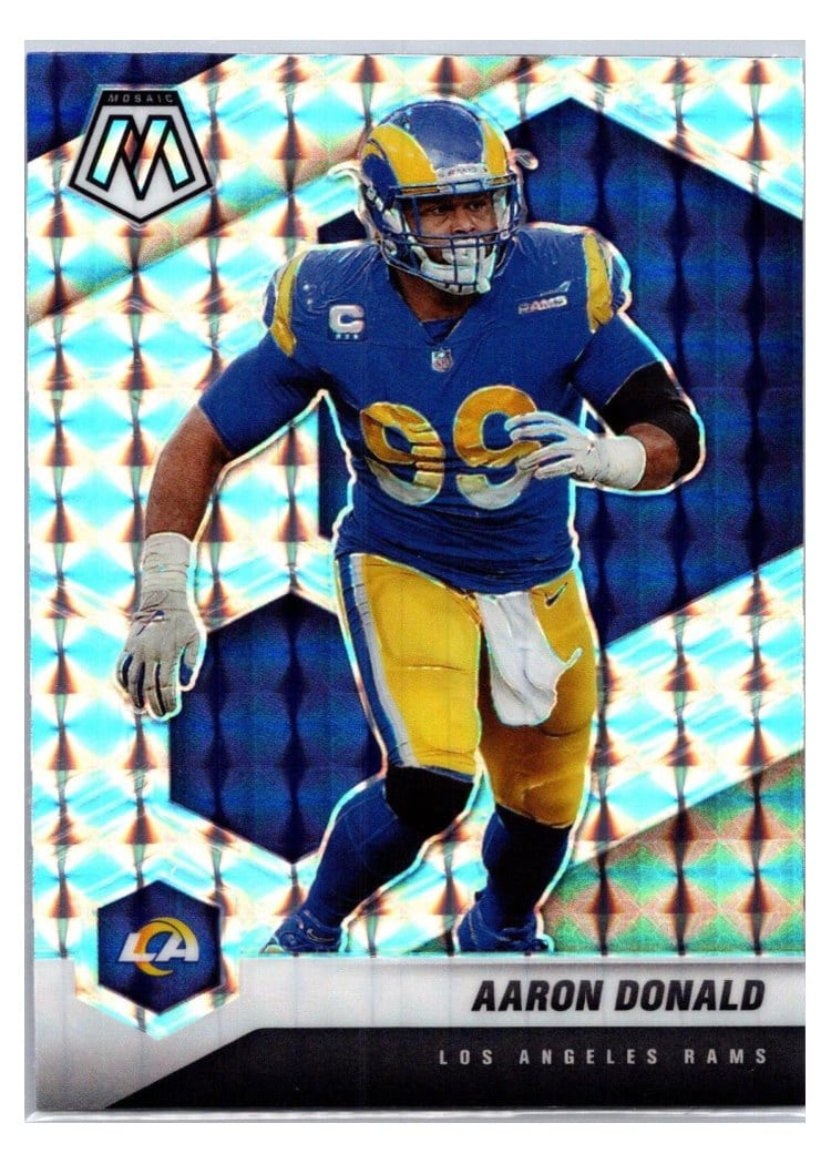 2021 Panini Mosaic Base Set Aaron Donald #120 card