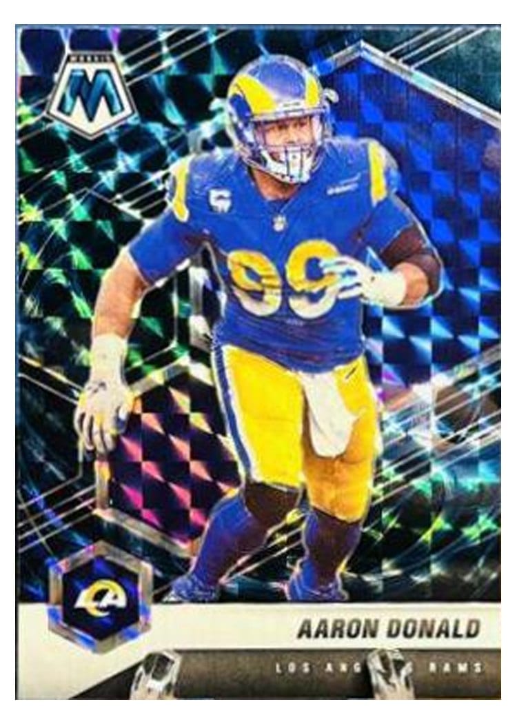 2021 Panini Mosaic Base Set Aaron Donald #120 card