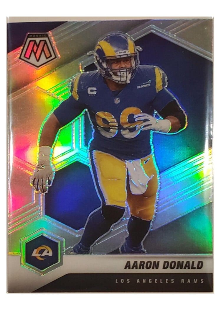 2021 Panini Mosaic Base Set Aaron Donald #120 card