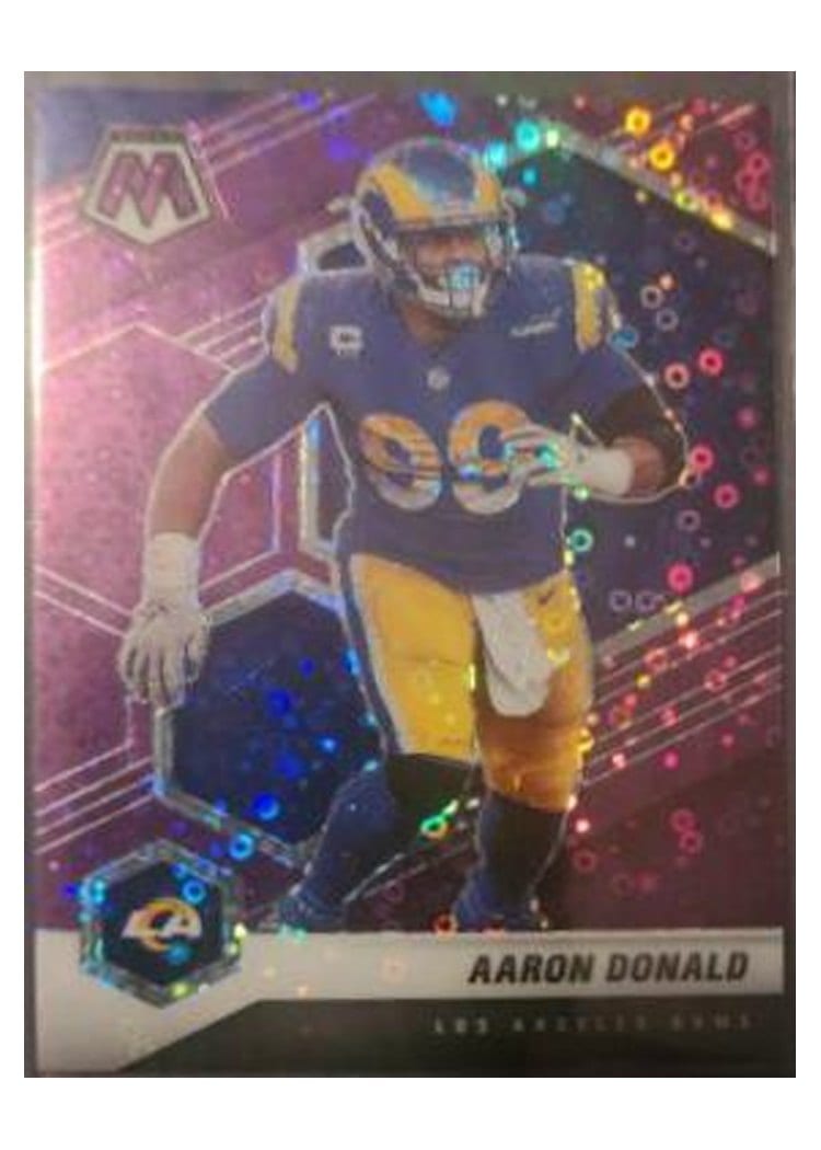2021 Panini Mosaic Base Set Aaron Donald #120 card
