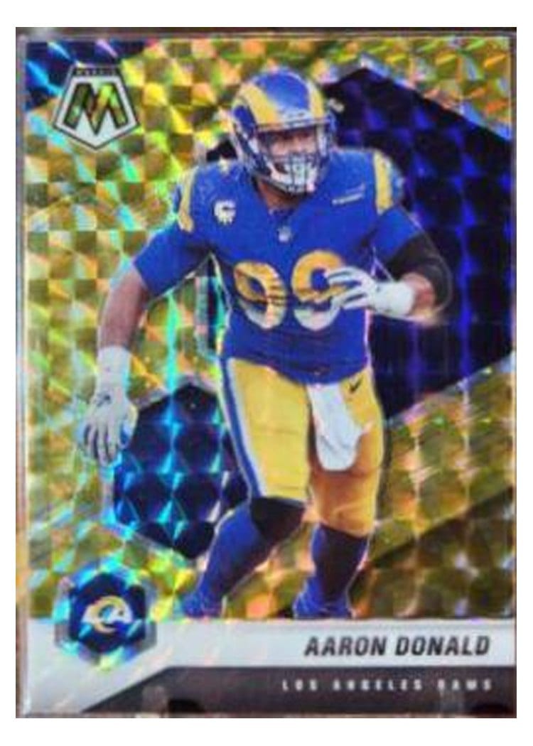 2021 Panini Mosaic Base Set Aaron Donald #120 card