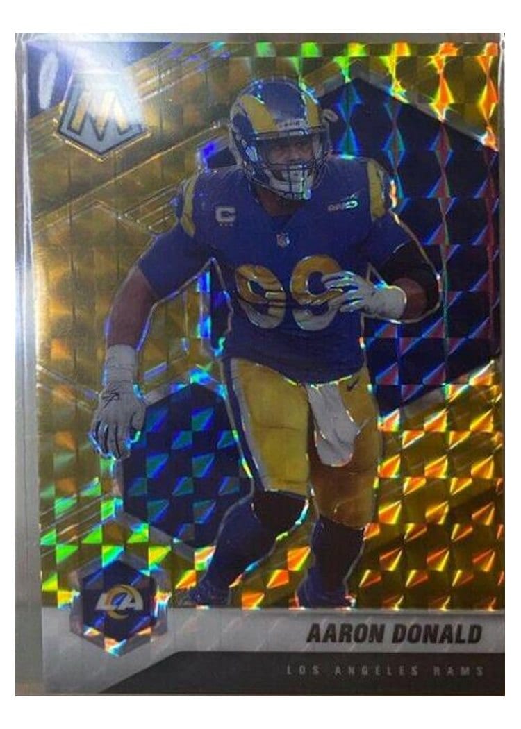 2021 Panini Mosaic Base Set Aaron Donald #120 card