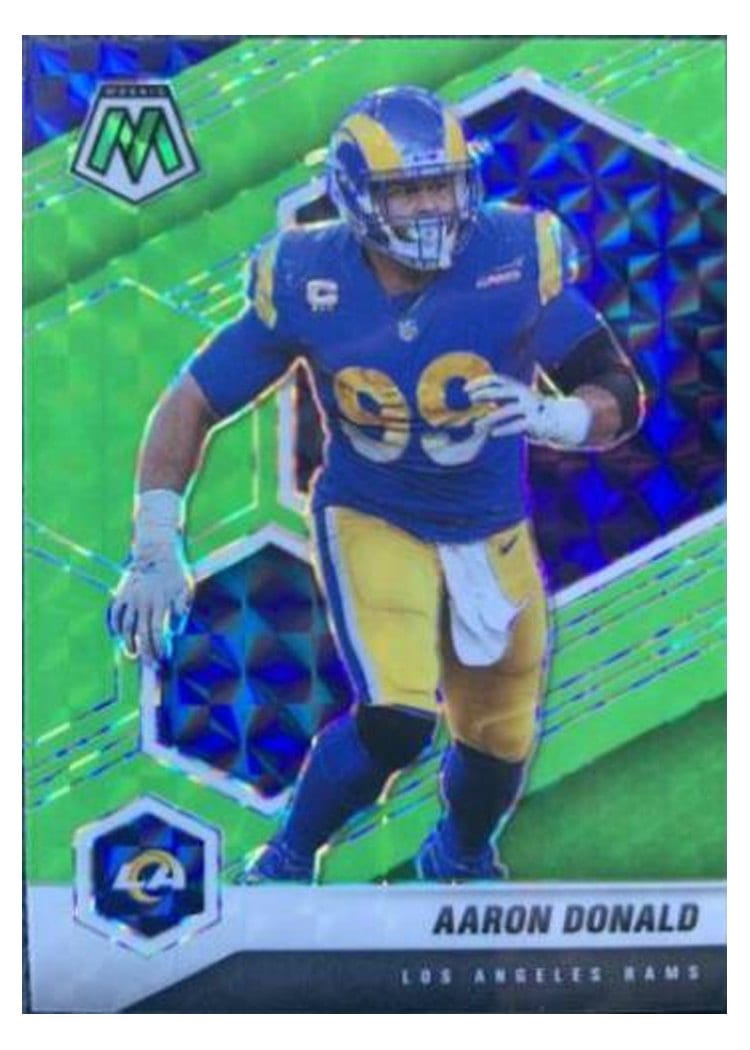2021 Panini Mosaic Base Set Aaron Donald #120 card
