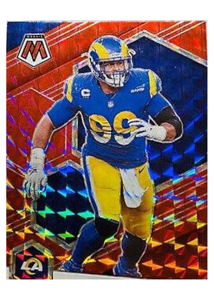 2021 Panini Mosaic Base Set Aaron Donald #120 card