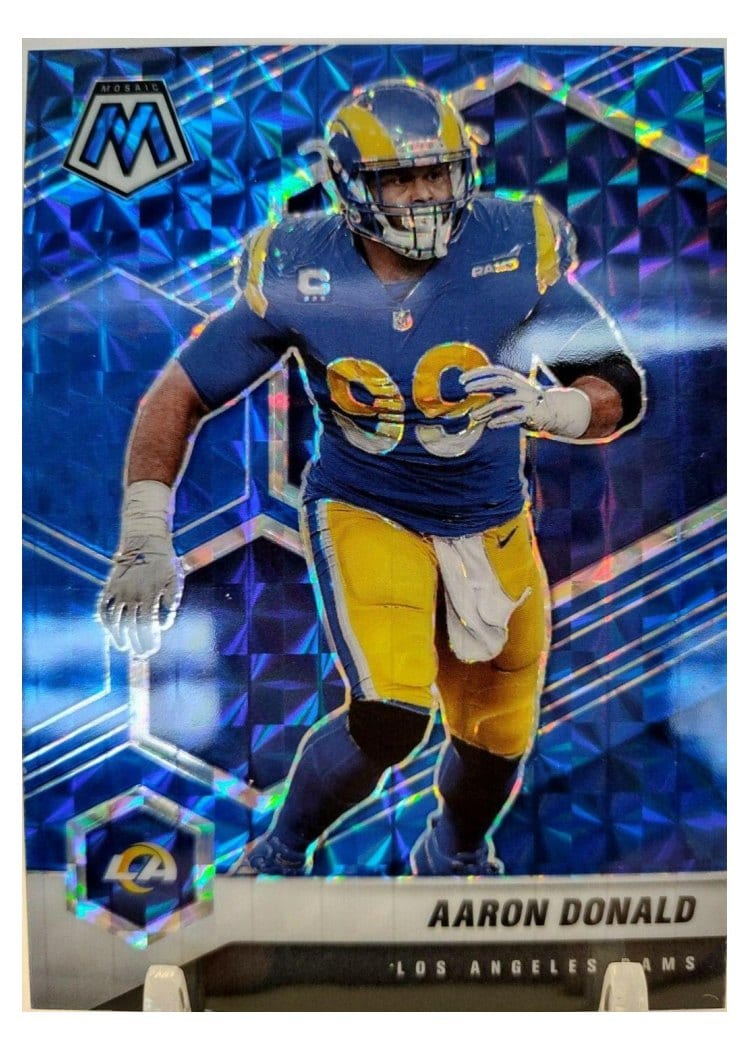 2021 Panini Mosaic Base Set Aaron Donald #120 card