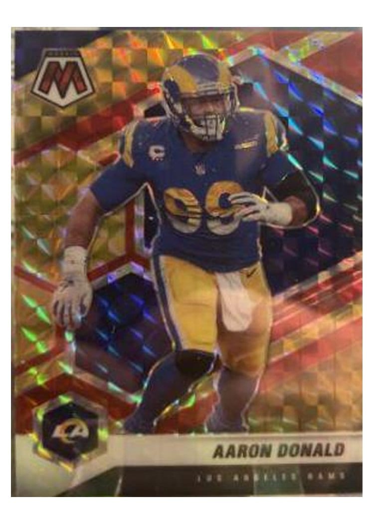 2021 Panini Mosaic Base Set Aaron Donald #120 card