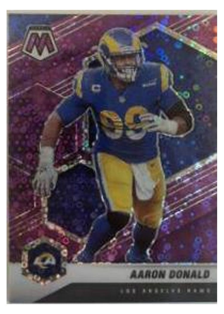 2021 Panini Mosaic Base Set Aaron Donald #120 card