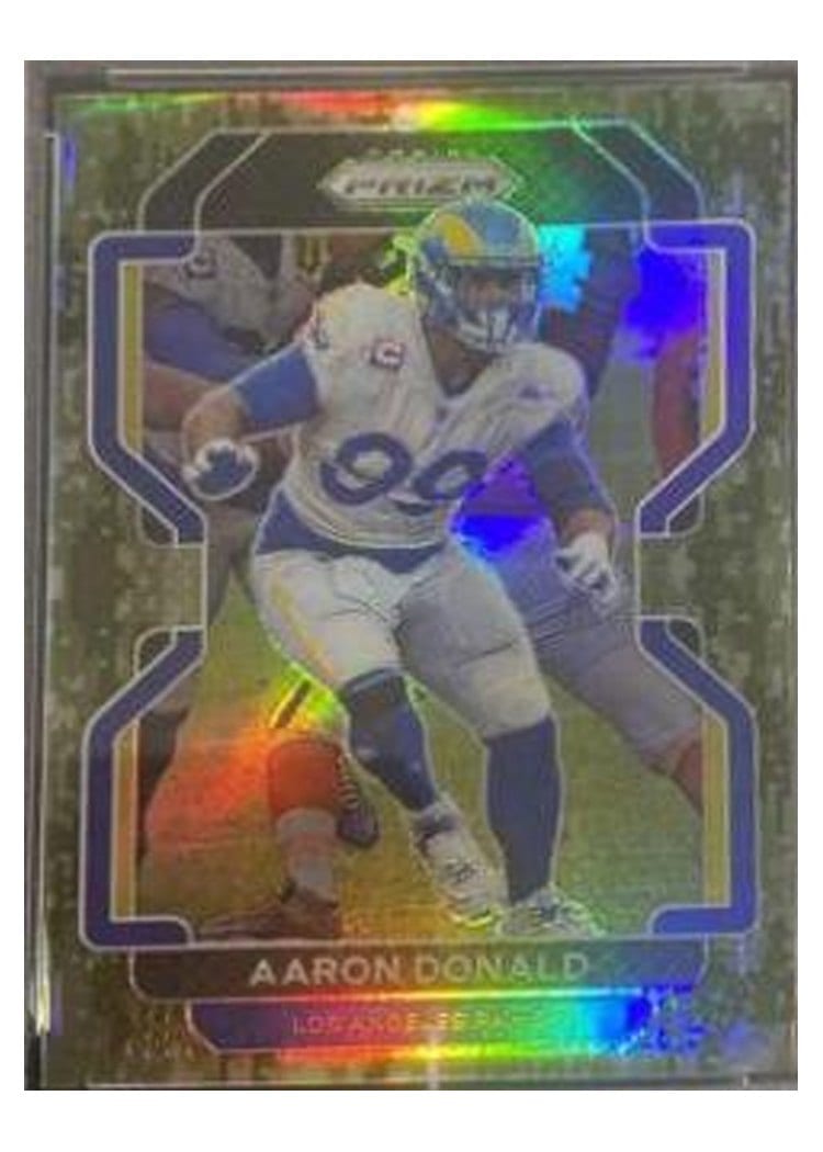 2021 Panini Prizm Base Set Aaron Donald #69 card