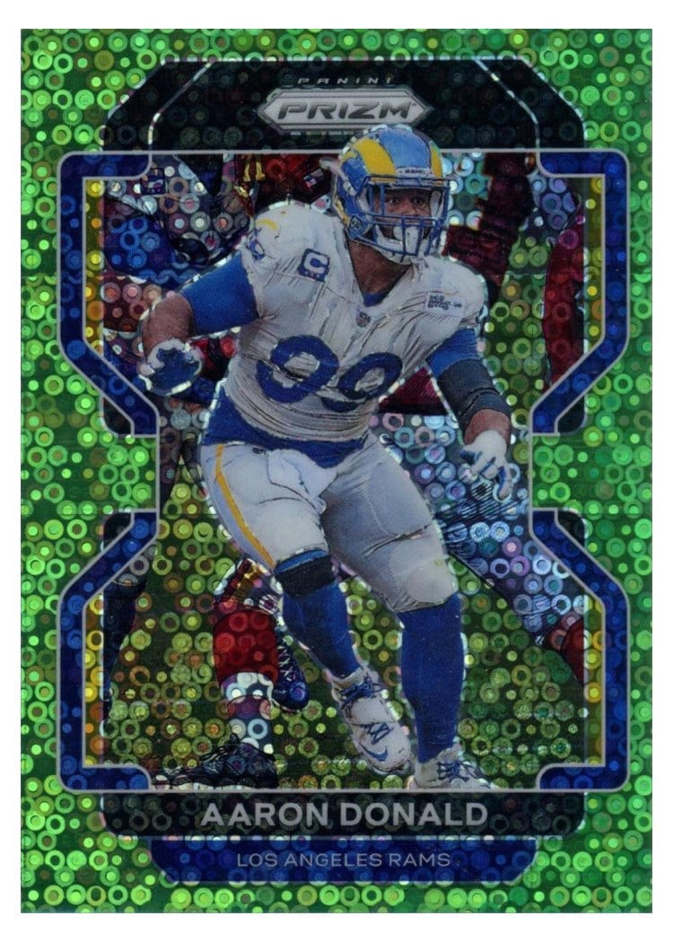 2021 Panini Prizm Base Set Aaron Donald #69 card