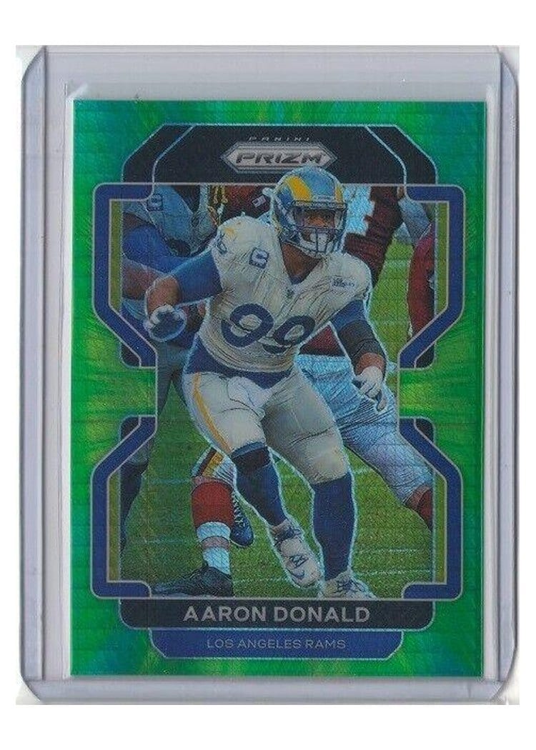 2021 Panini Prizm Base Set Aaron Donald #69 card