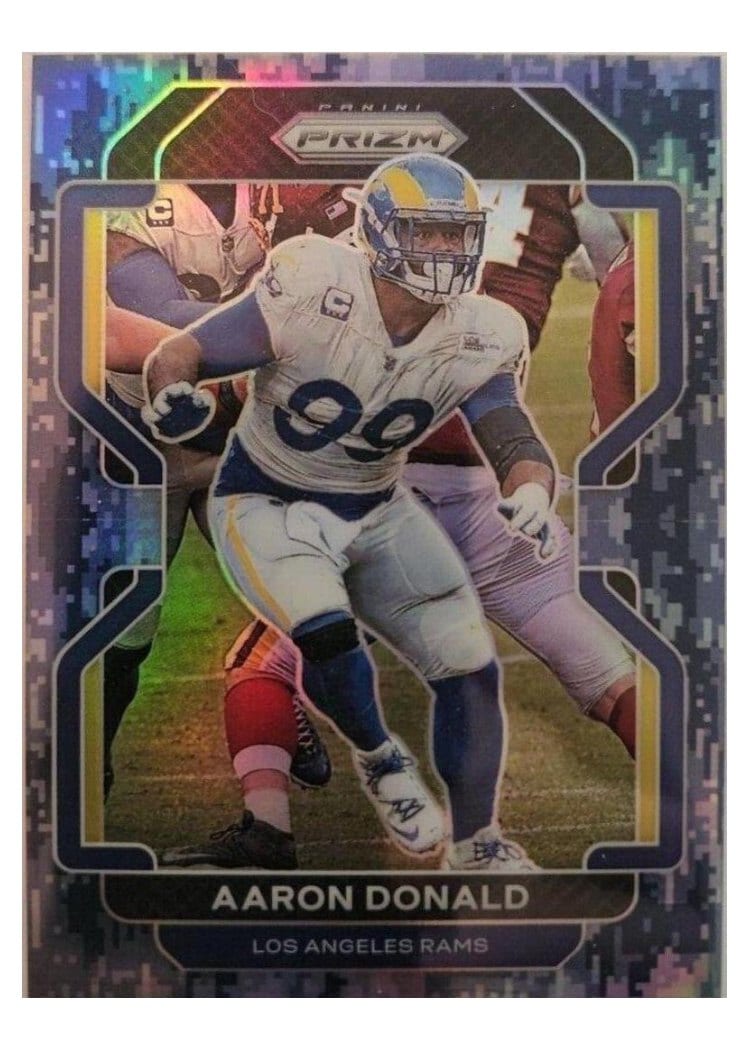 2021 Panini Prizm Base Set Aaron Donald #69 card