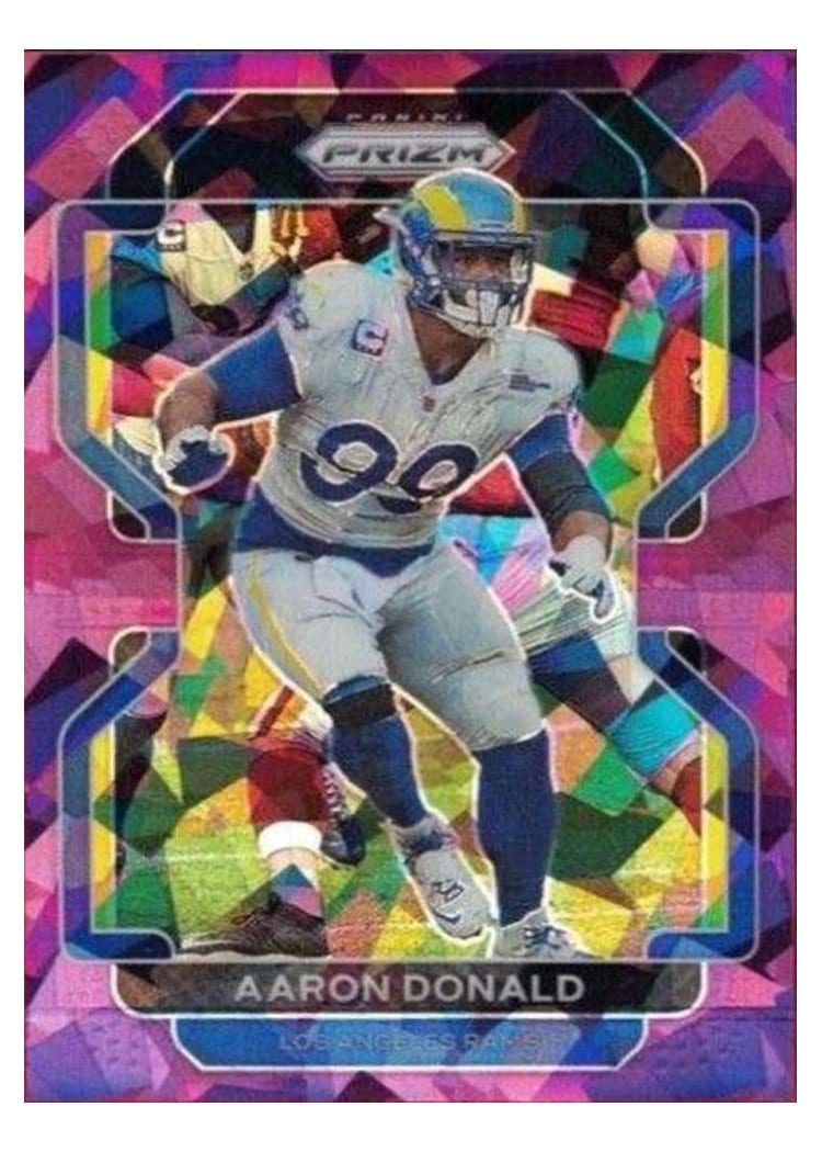 2021 Panini Prizm Base Set Aaron Donald #69 card