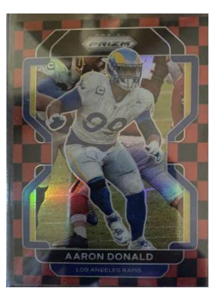 2021 Panini Prizm Base Set Aaron Donald #69 card