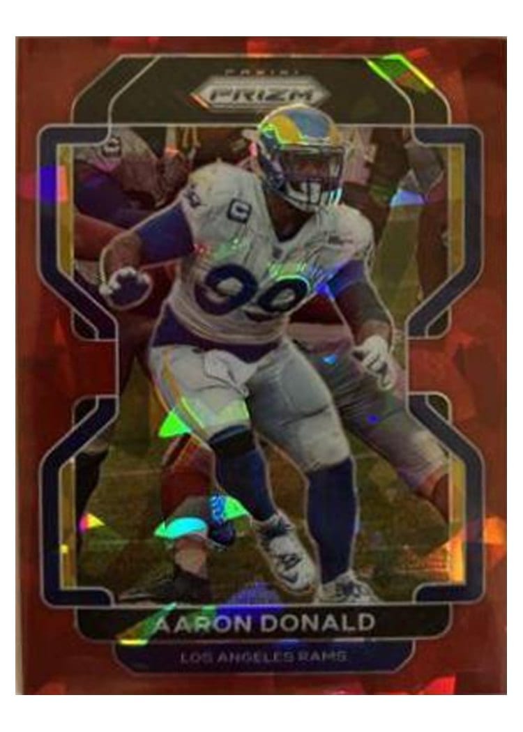 2021 Panini Prizm Base Set Aaron Donald #69 card