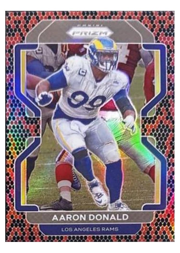 2021 Panini Prizm Base Set Aaron Donald #69 card