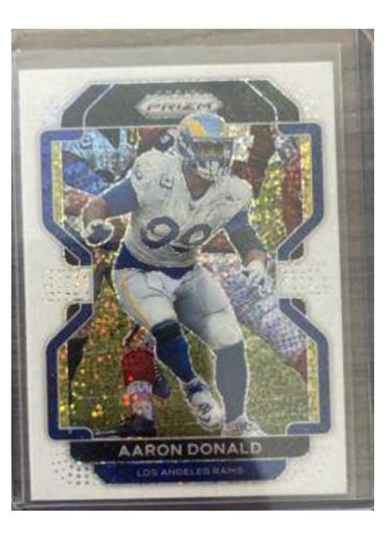 2021 Panini Prizm Base Set Aaron Donald #69 card