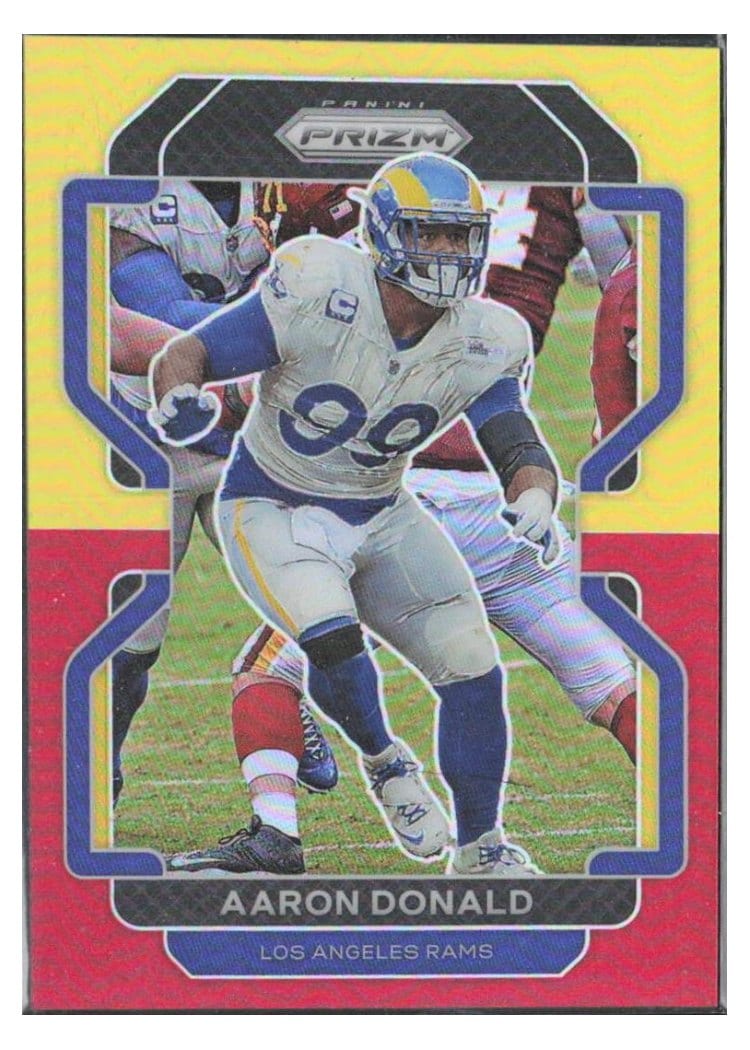 2021 Panini Prizm Base Set Aaron Donald #69 card