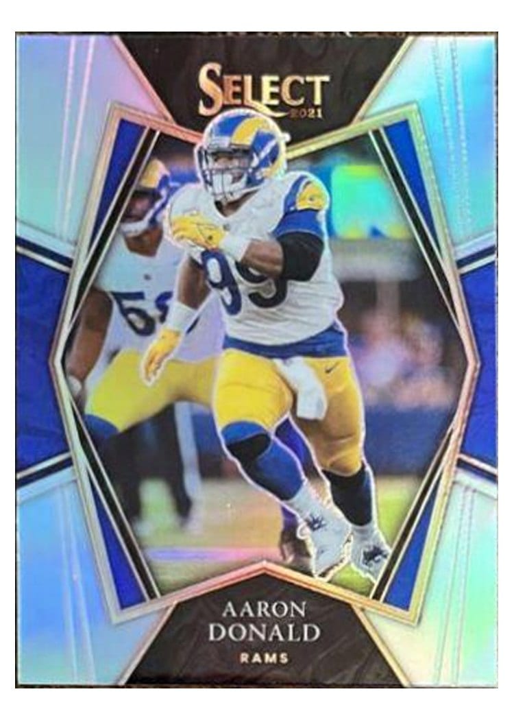 2021 Panini Select Base Set Aaron Donald Silver #120 card