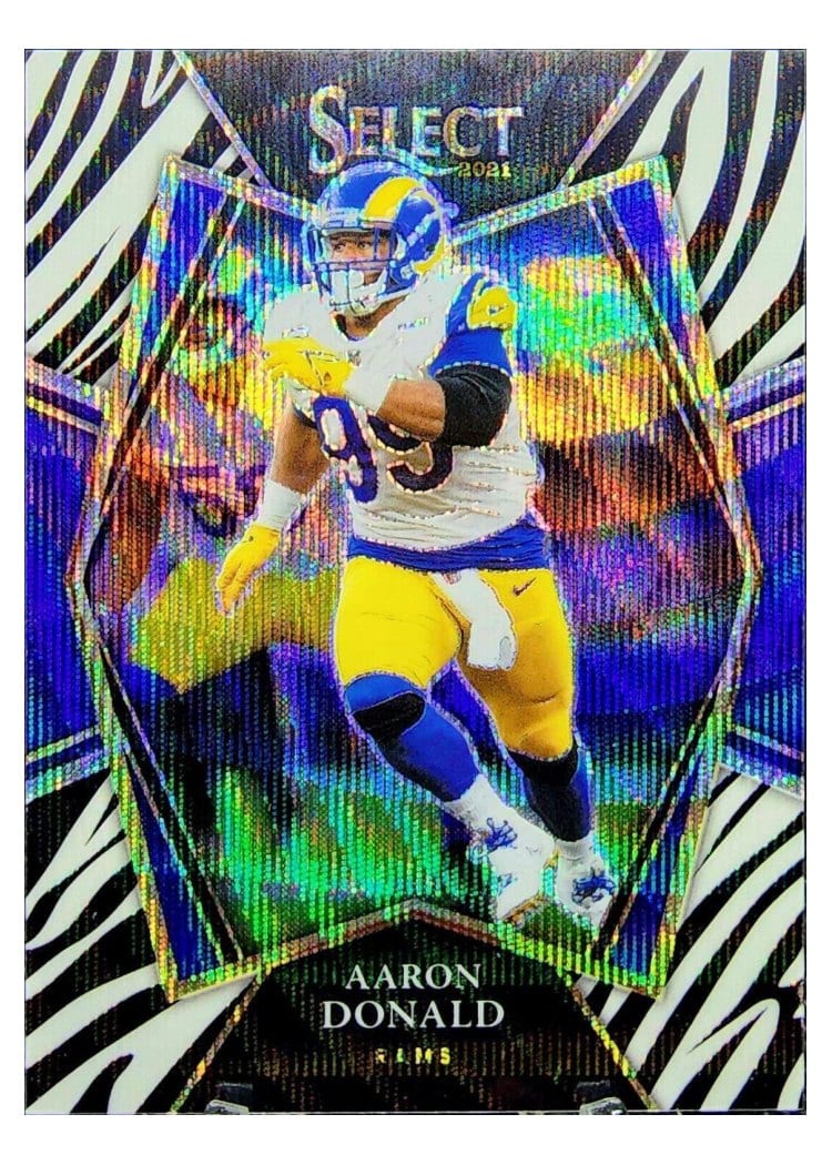 2021 Panini Select Base Set Aaron Donald #120 card