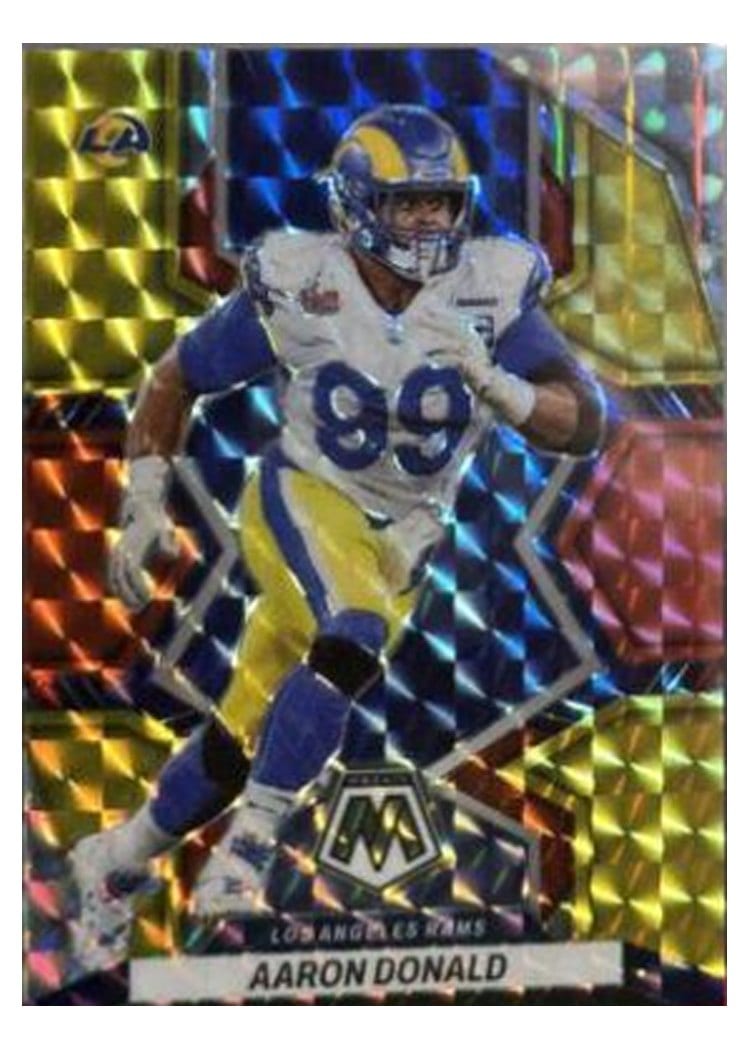 2022 Panini Mosaic Base Set Aaron Donald #112 card