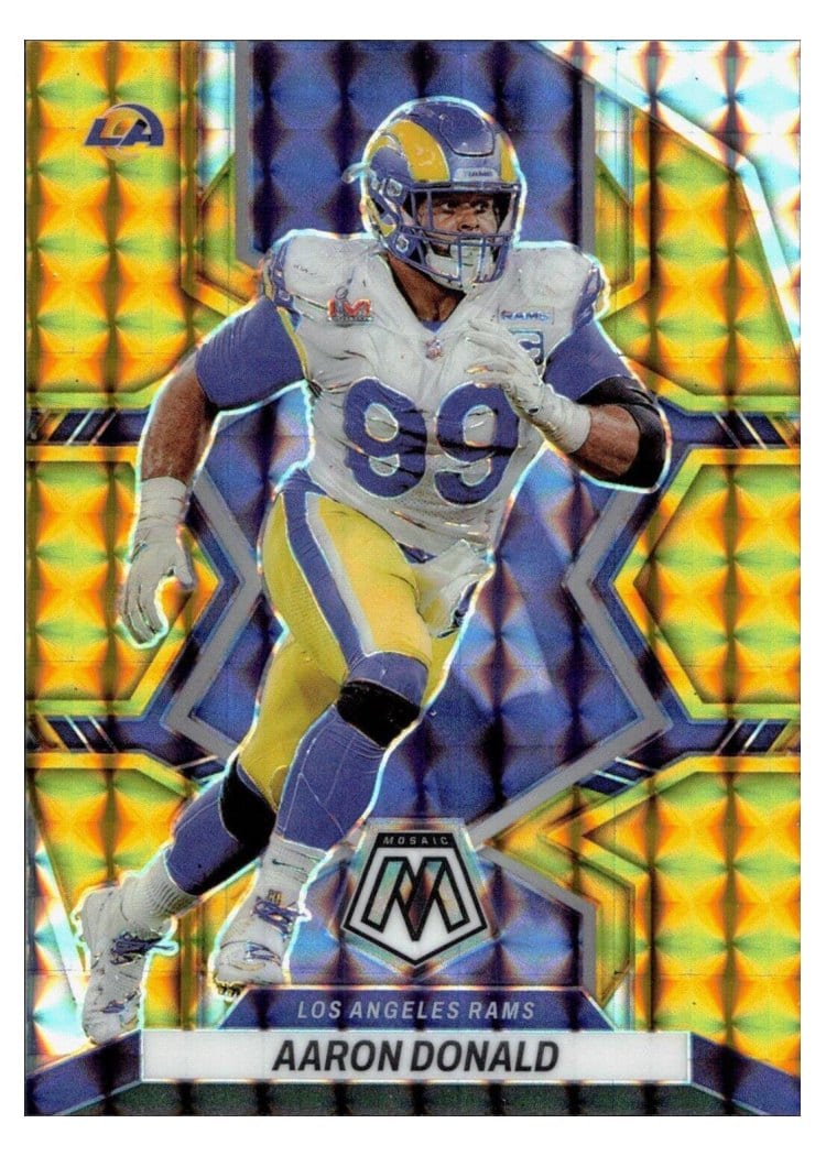 2022 Panini Mosaic Base Set Aaron Donald #112 card
