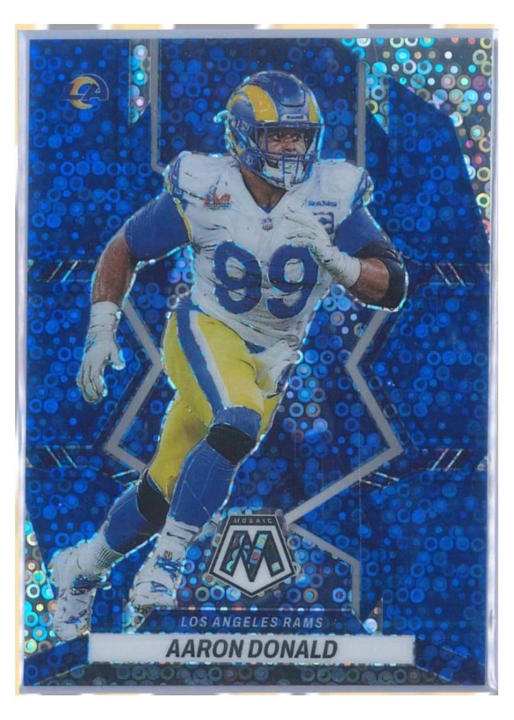 2022 Panini Mosaic Base Set Aaron Donald #112 card